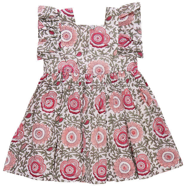 Pink Chicken Pink Lisbon Floral Elsie Dress
