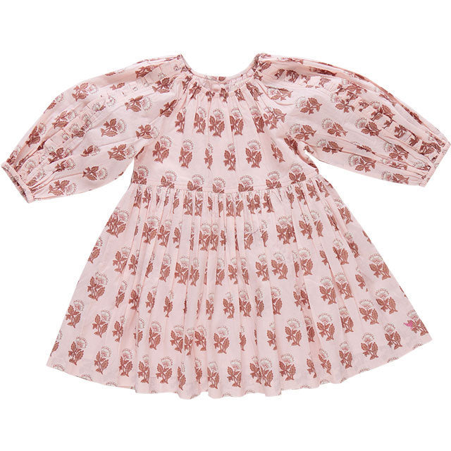 Pink Chicken Pink Flower Drop Katya Dress
