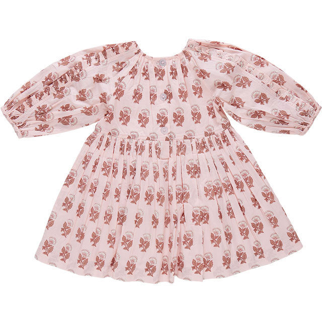 Pink Chicken Pink Flower Drop Katya Dress