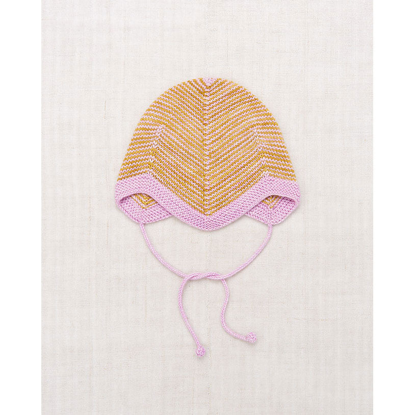 Misha and Puff  Pink Lilac Strata Acorn Bonnet