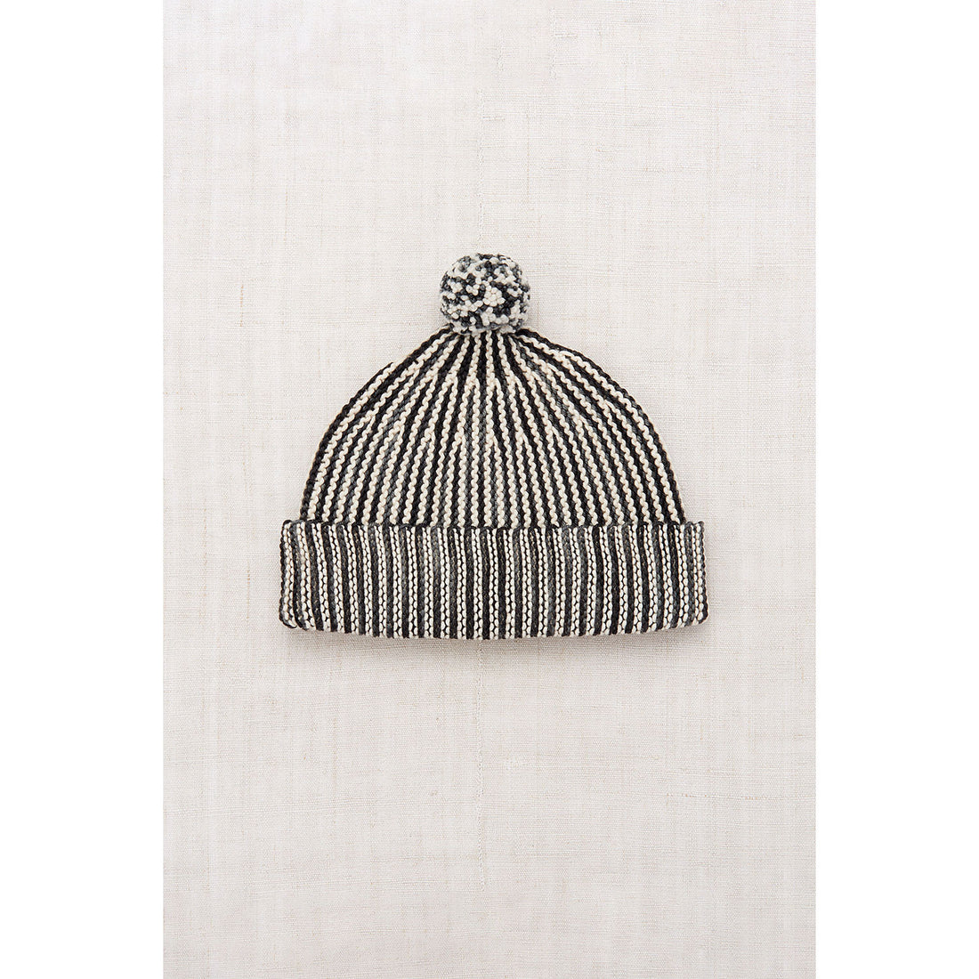MISHA&PUFF garter hat licorice　4-8y Misha and Puff Licorice Strata Garter Hat – Ladida