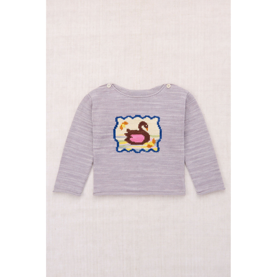 Misha and Puff Mist Swan Boatneck Sweater