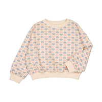 Louis Louise Pink Heart Peace Sweat