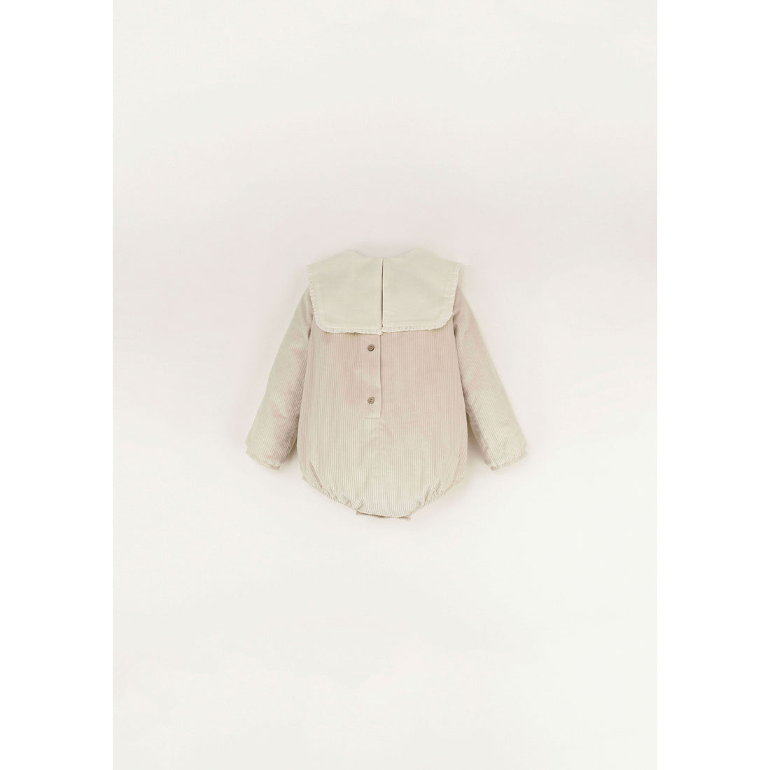 Popelin Off White Embroidered Romper