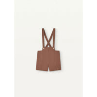 Popelin Terracotta Panelled Dungarees