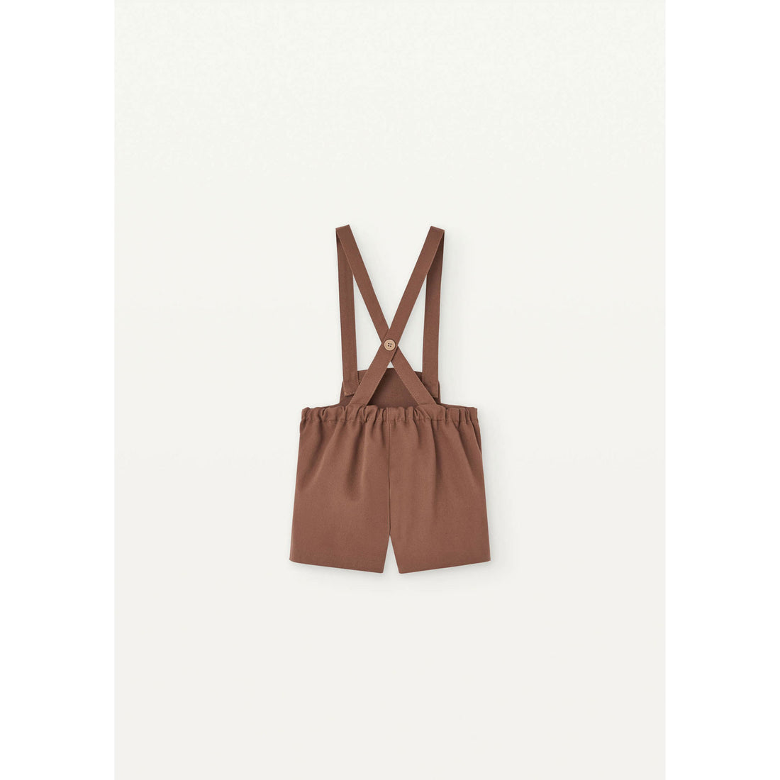 Popelin Terracotta Panelled Dungarees