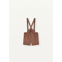 Popelin Terracotta Panelled Dungarees