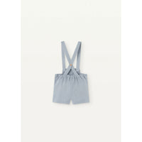 Popelin Blue Panelled Dungarees