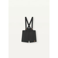 Popelin Navy Blue Linen Panelled Dungarees