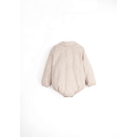 Popelin Sand Shirt Romper