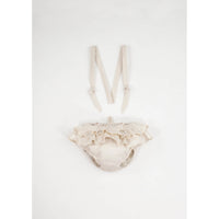 Popelin Off  White Double Frill Romper