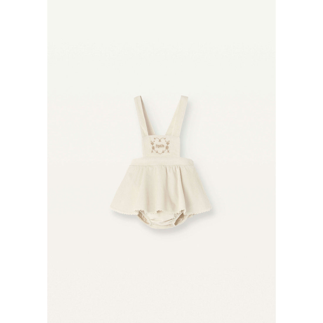 Popelin Off White Skirt Playsuit