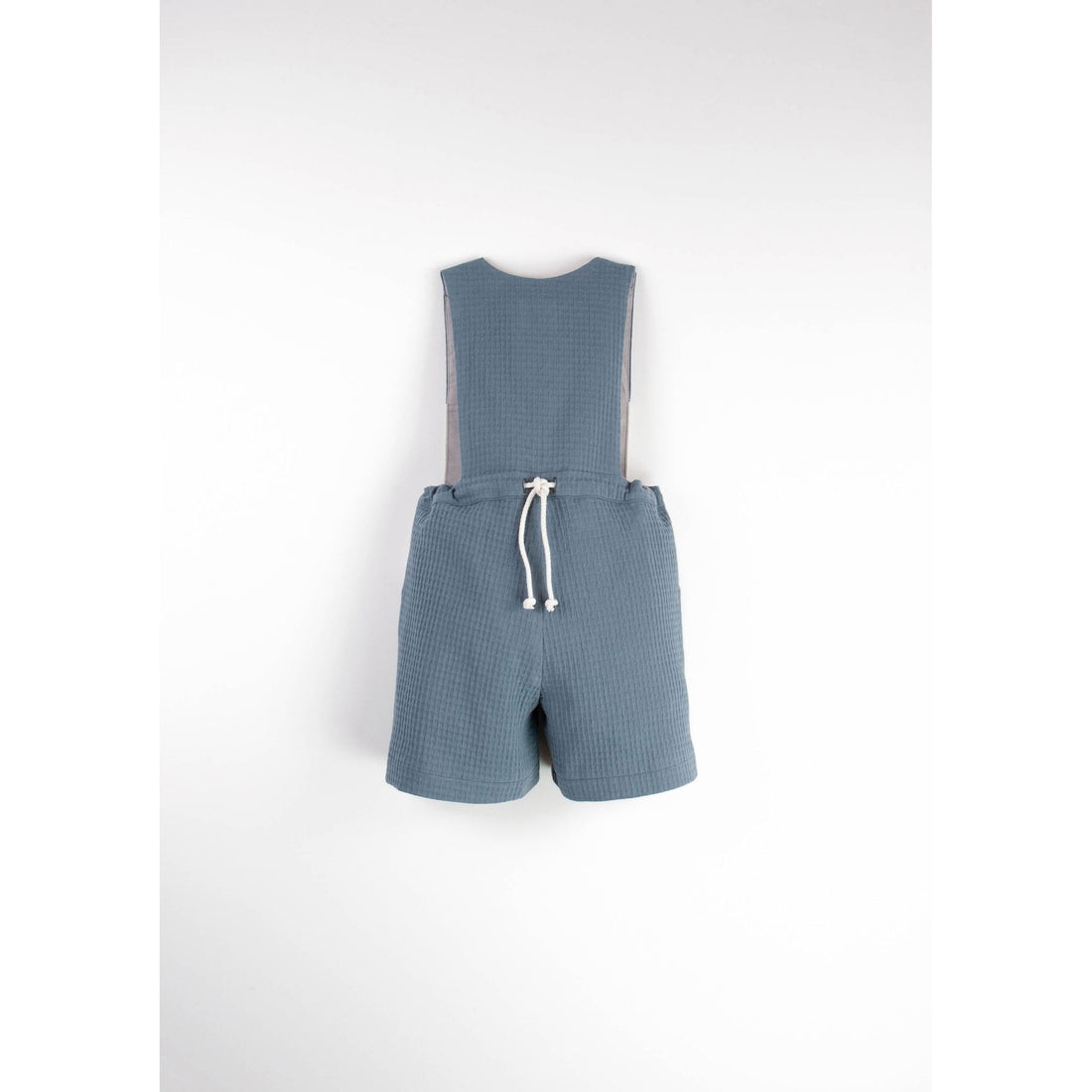 Popelin Blue Boat Dungarees