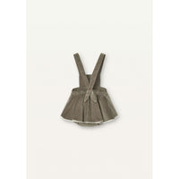 Popelin Taupe Skirt Playsuit