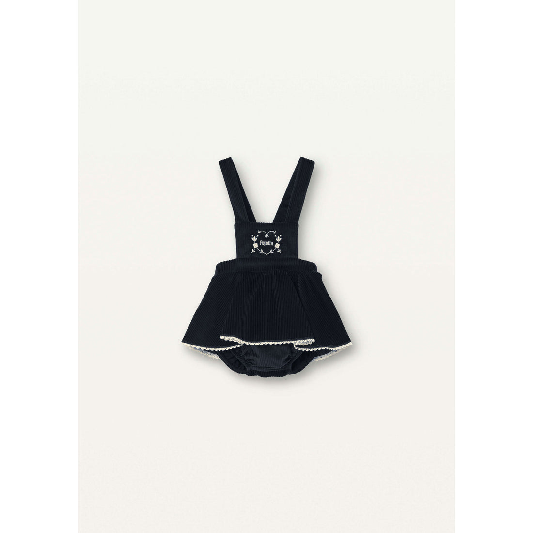 Popelin Black Skirt Playsuit