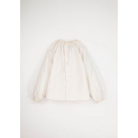 Popelin Off  White Lace Blouse