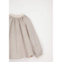 Popelin Sand Lace Blouse