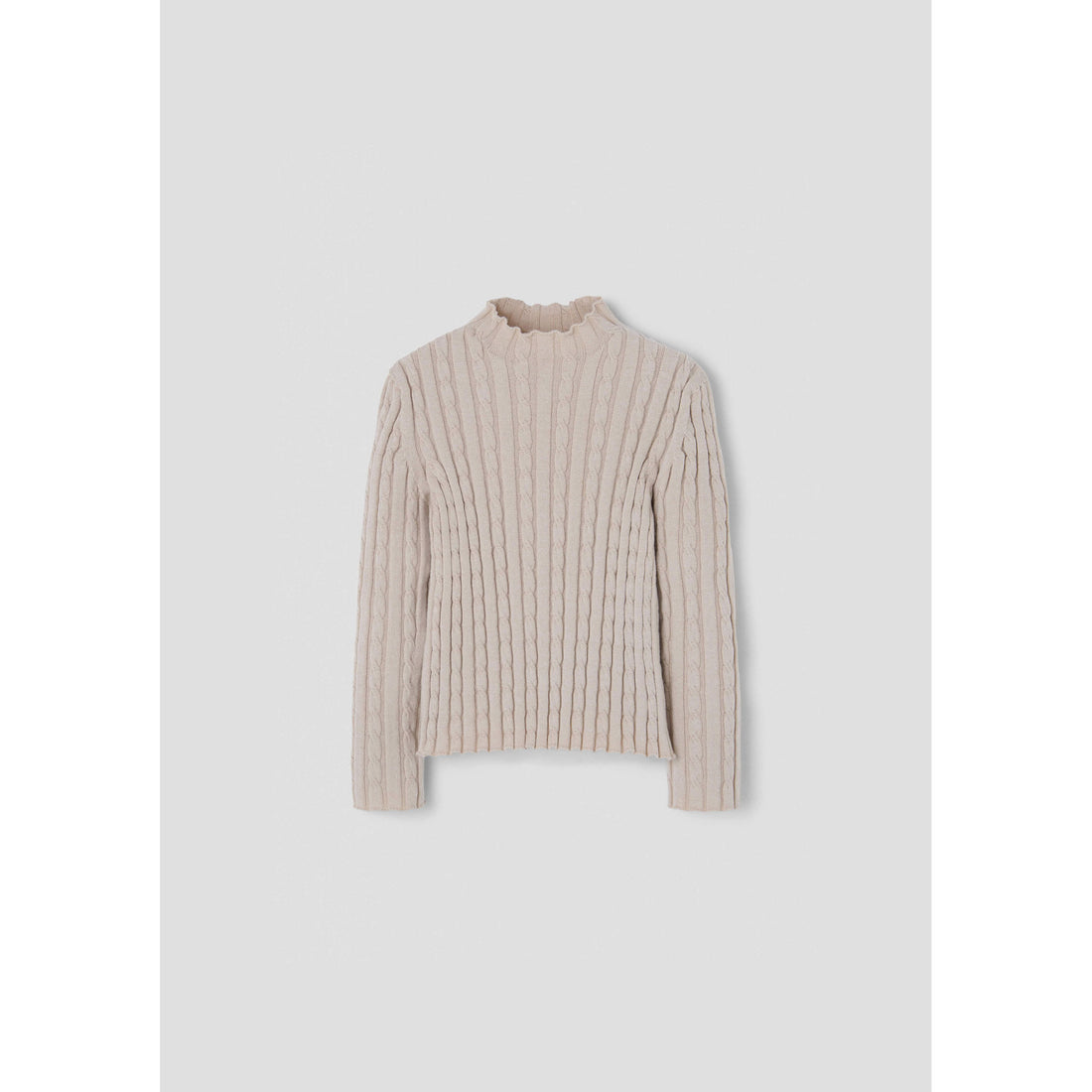 Popelin Sand Perkins Knit Sweater