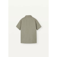 Popelin Green Linen Shirt