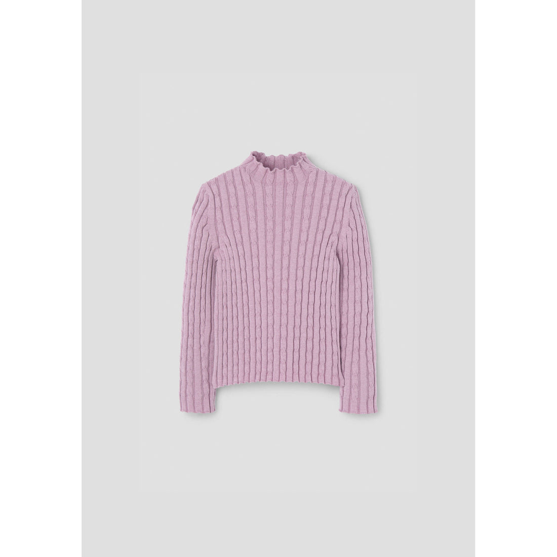 Popelin Mauve Perkins Knit Sweater