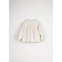 Popelin Off White Embroidered Blouse