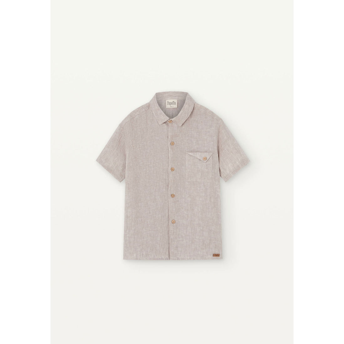 Popelin Sand Linen Shirt