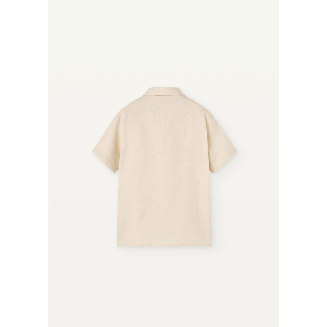 Popelin Off White Linen Shirt