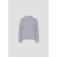 Popelin Grey Perkins Knit Sweater