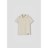Popelin Off White Panel Shirt