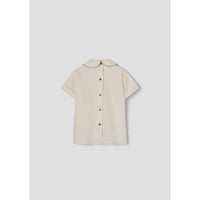 Popelin Off White Panel Shirt