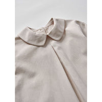Popelin Off White Pleat Blouse