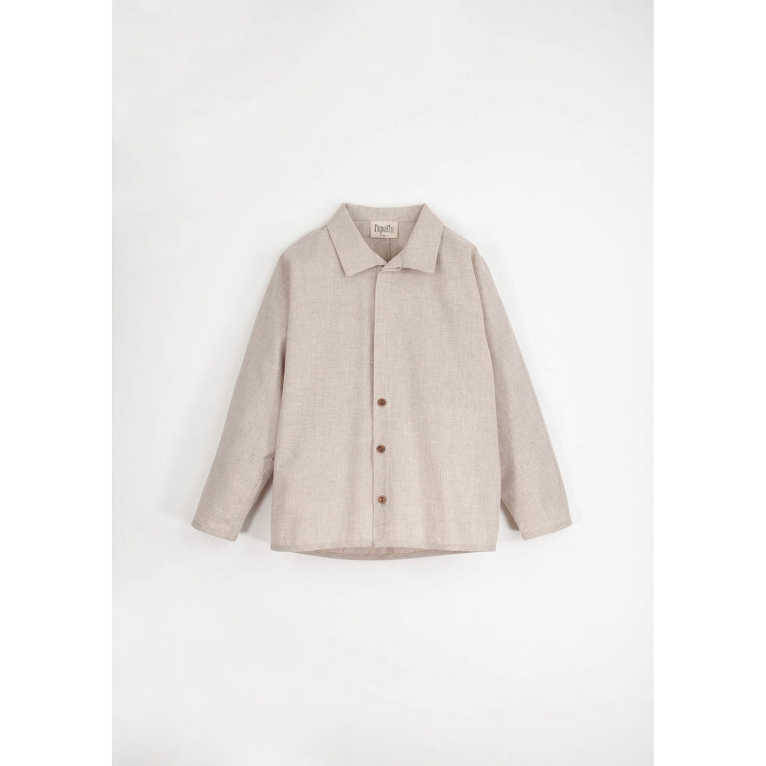 Popelin Sand Button Down Shirt