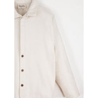 Popelin Off  White Button Down Shirt