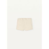 Popelin Off-White Linen Shorts
