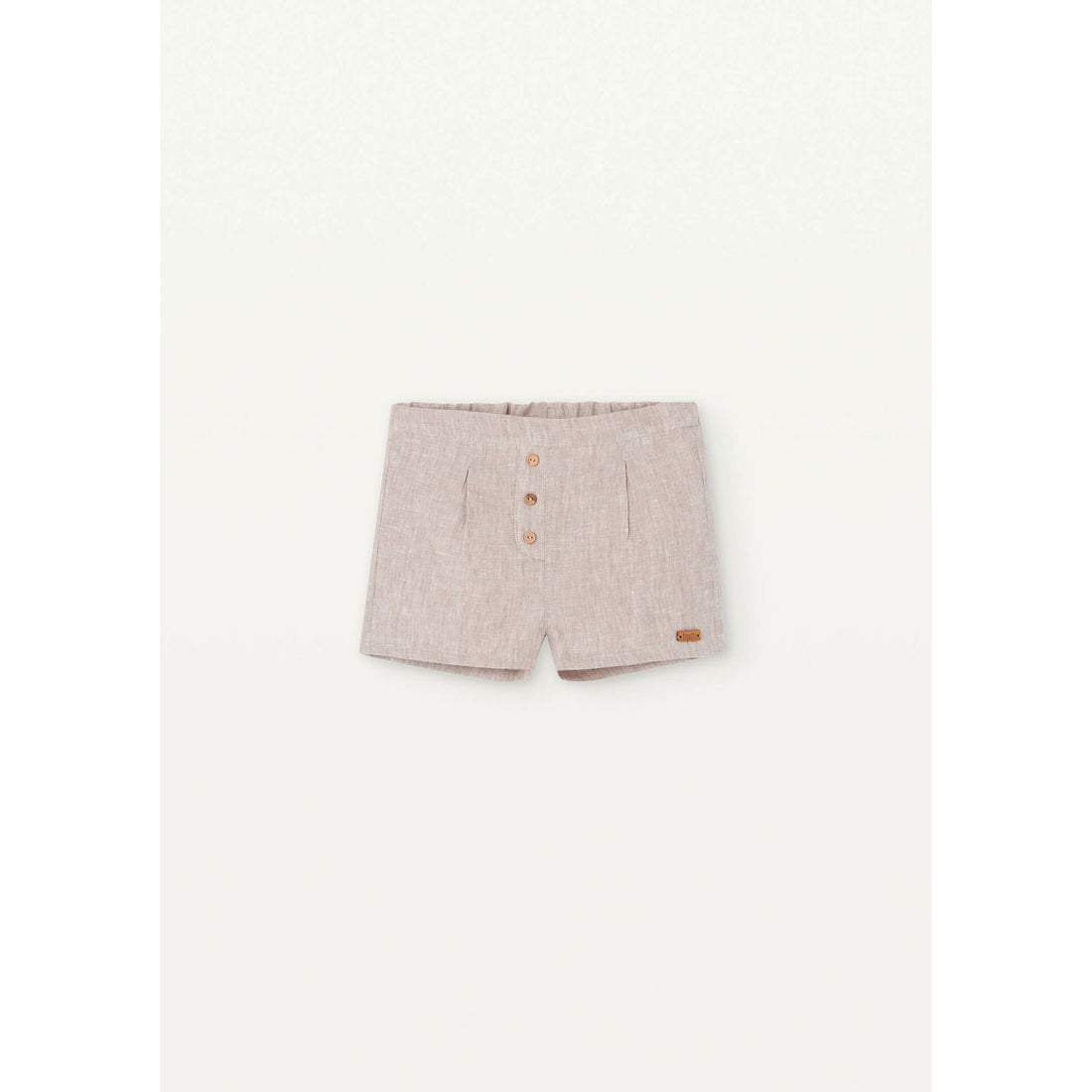 Popelin Sand Linen Shorts