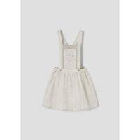 Popelin Silver Lurex Embroidered Short Jumper