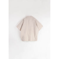 Popelin Sand Side Panel Shirt