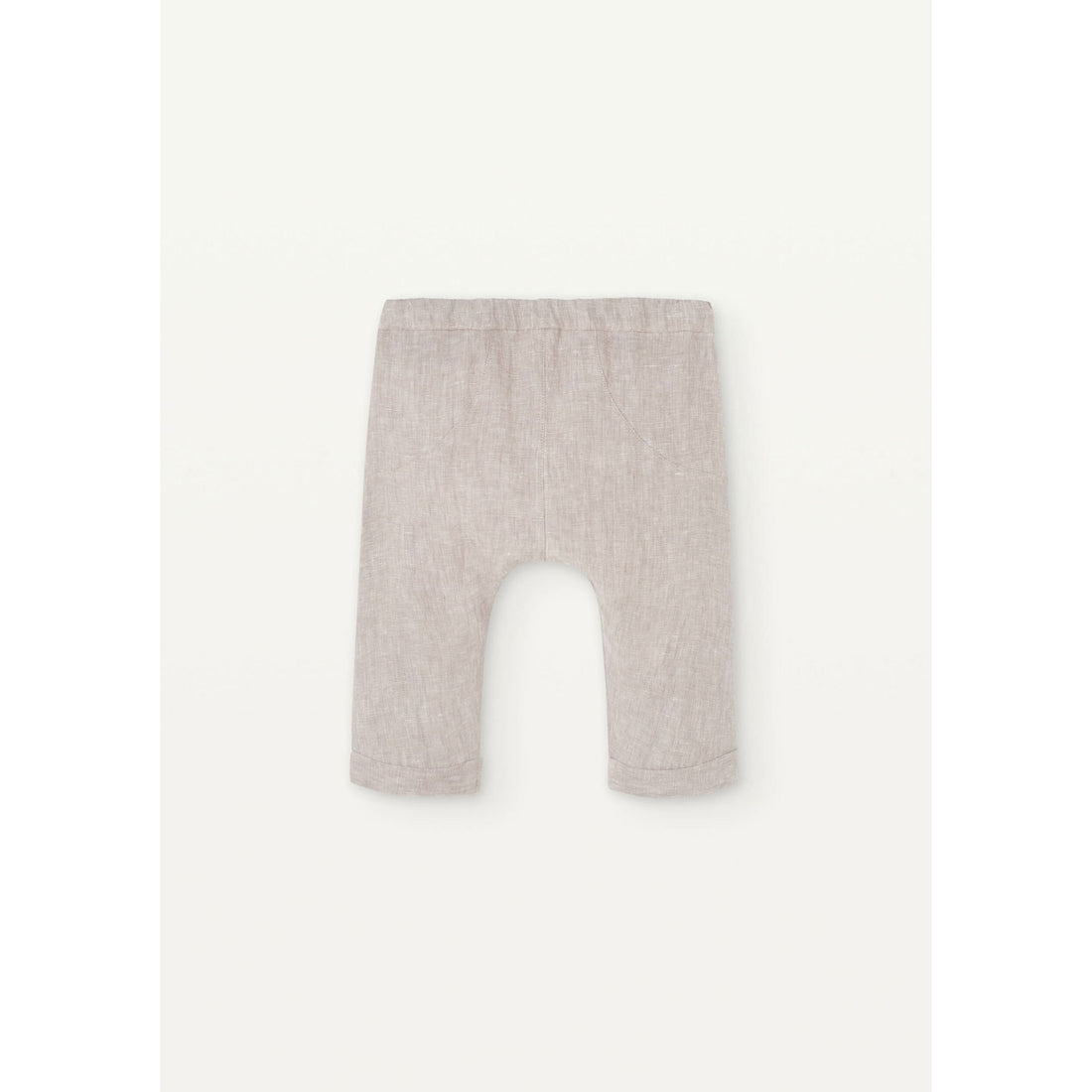 Popelin Sand linen Bermuda Shorts