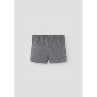 Popelin Grey Fleck Panelled Shorts
