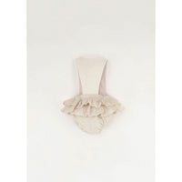 Popelin Off White Frill Bottom Romper