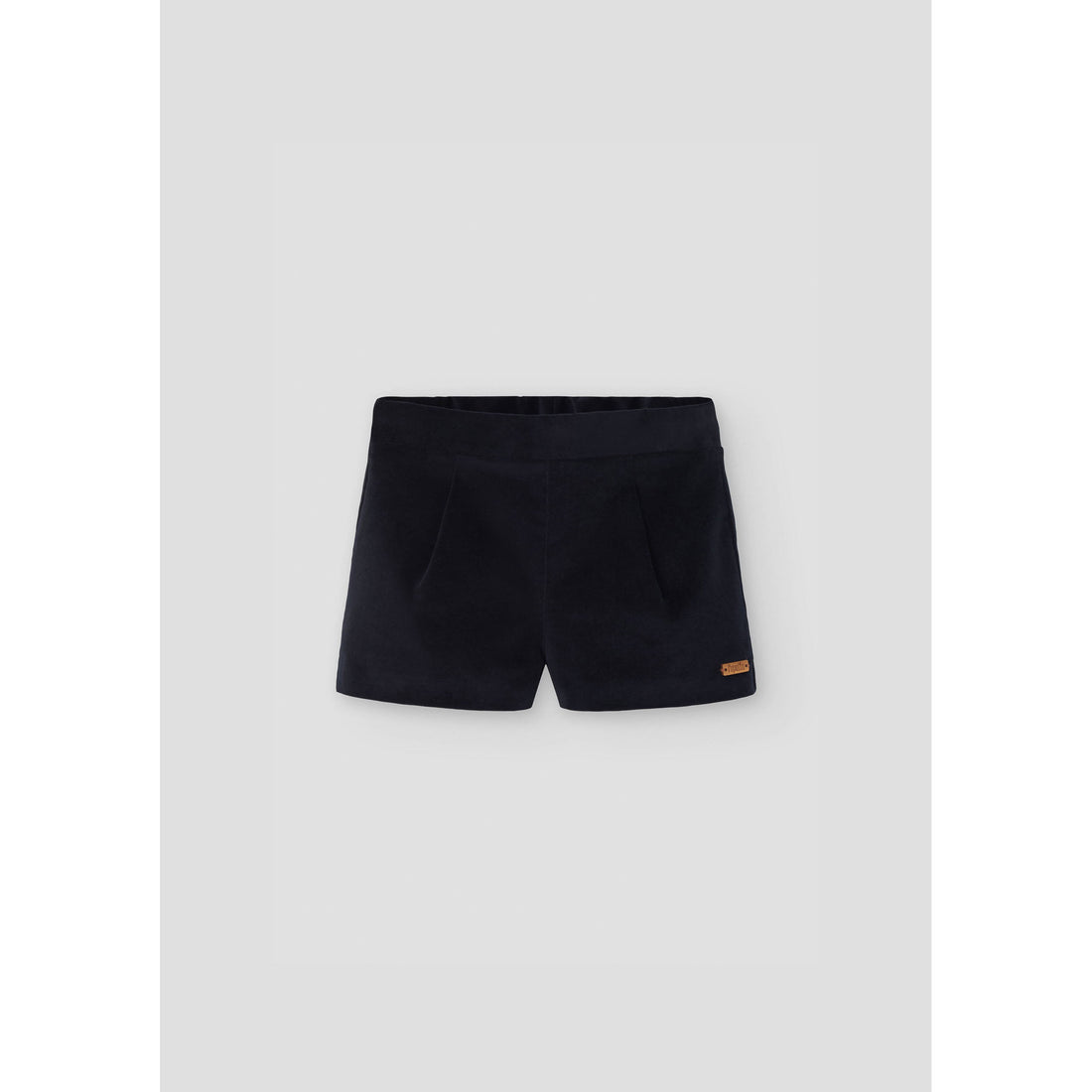 Popelin Black Velvet Darts Shorts