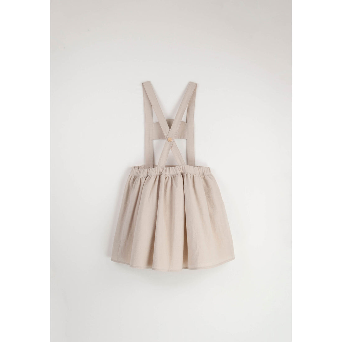 Popelin Sand Anchor Strap Dungaree Skirt