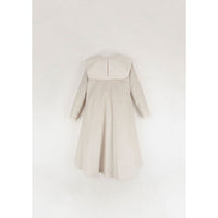 Popelin Off White Embroidered Cape Dress