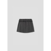 Popelin Black Gingham Frill Skirt