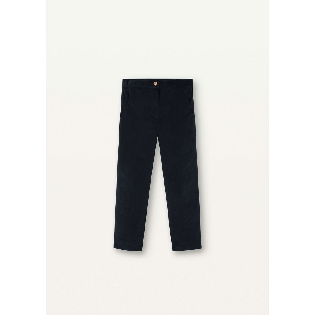 Popelin Black Velvet Trousers