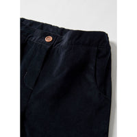 Popelin Black Velvet Trousers