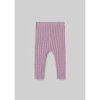 Popelin Mauve Knitted Legging