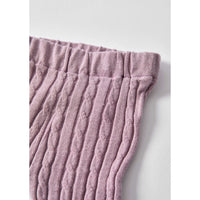 Popelin Mauve Knitted Legging