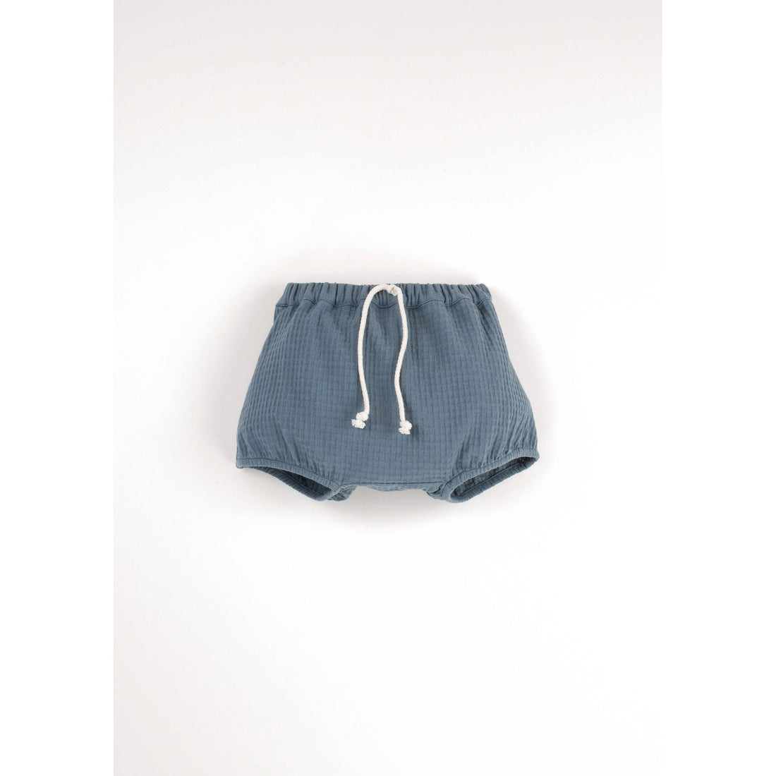 Popelin Blue Textured Culotte