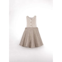 Popelin Stone Bib Short Dress